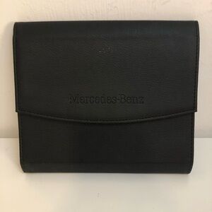 Mercedes Benz Black Car Manual Wallet